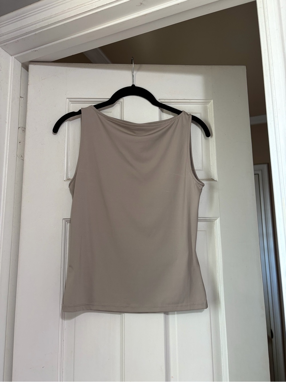 H&M Taupe Crewneck Sleeveless Tank Top